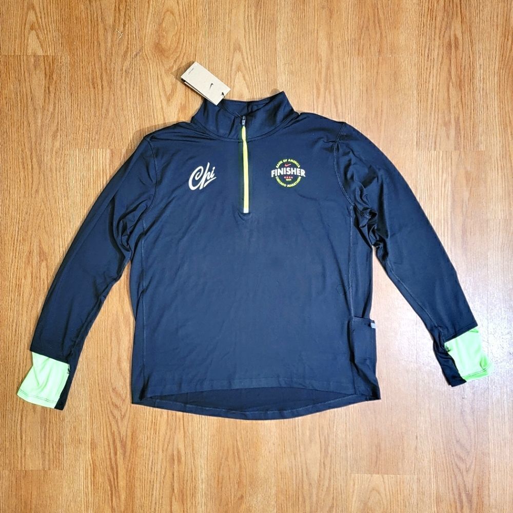 Nike Element Chicago Marathon 2021 Finisher Jacket Women's Extra Large XL Black